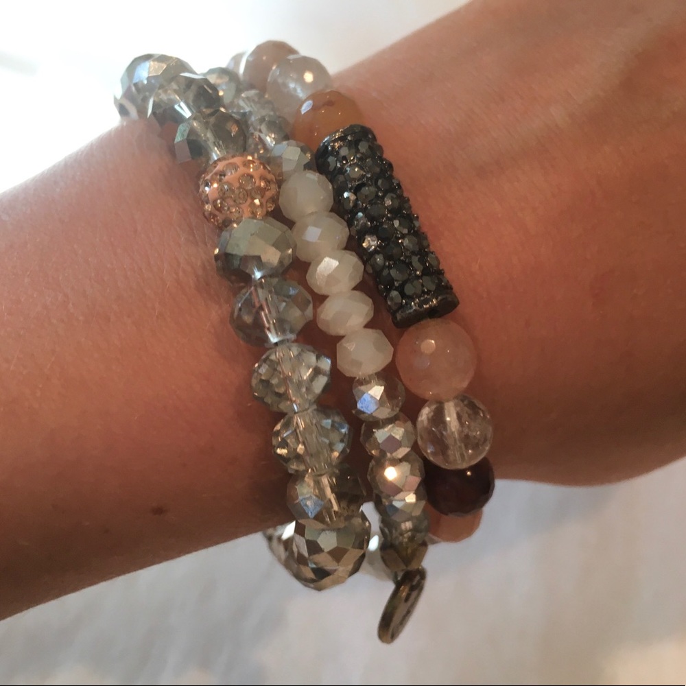 Set of 3 bracelets, gorgeous!